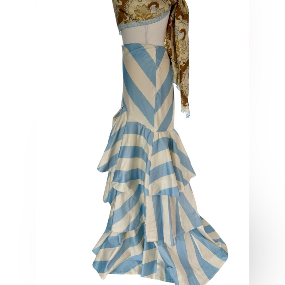 Mestiza Blue Stripe Convertible Skirt-NWT - Picture 3 of 14